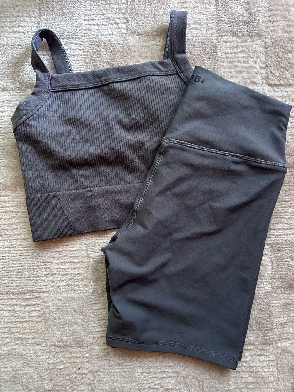 Women's Athletic Bike Shorts - Charcoal Gray